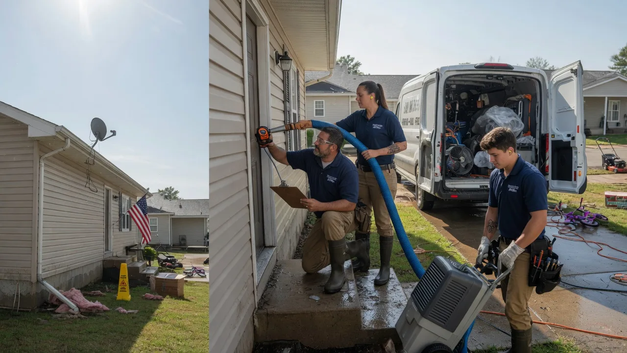 Ceiling Water Damage Restoration in Schooleys Mountain, NJ near me